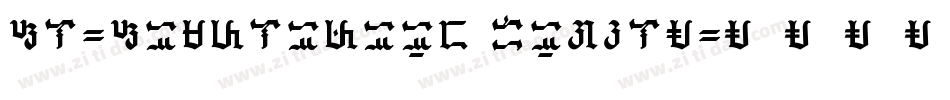 SL-Simplified Regula字体转换